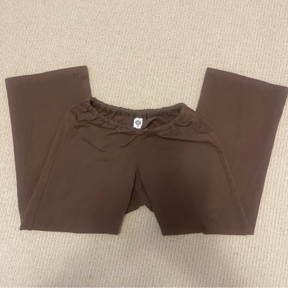 PrAna Cropped Wide Leg Pull On Drawstring Yoga Pant - Picture 1 of 4